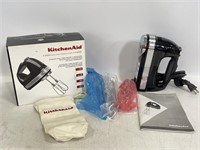 New KitchenAid 9 speed hand mixer in box