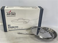 New All-Clad stainless steel 12 inch frying pan