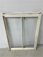 White wooden window
