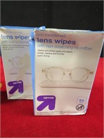 2 Boxes of Lens Wipes