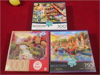 Lot of 3 Puzzles
