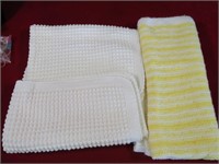 2 Handmade Baby Blankets