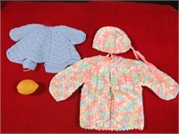 Lot of Vintage Handmade Baby Clothes