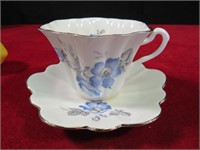Vintage Bone China Tea Cup and Saucer