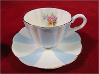 English Castle Bone China Cup and Saucer- England