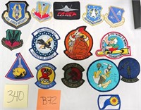 340 - LOT OF VINTAGE MILITARY PATCHES (B72)