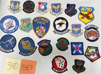 340 - LOT OF VINTAGE MILITARY PATCHES (B87)