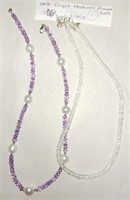 350 - LOT OF 2 LADIES' NECKLACES (B34)