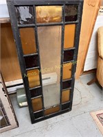 Early leaded glass window