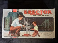 Erector Set 1951? W/ Original Box & Booklet (Wear