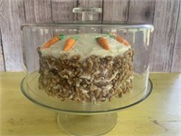Homemade Carrot Cake & Cake Stand for the Kids