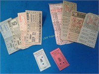 Some Dated 1941 BOSTON AREA Transfers & Tickets