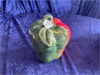 Glazed Ceramic Bell Pepper