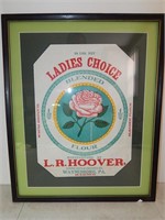 Vintage Ladies Choice Flour Sack L.R. Hoover