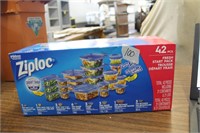 New Ziploc 42 pc food storage container kit