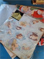 Mix Lot Vintage Wrapping Paper