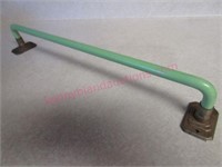 Antique jadeite glass towel bar (kitchen)