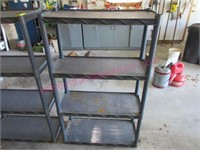 Plastic garage shelf #2 (4ft 8in tall x 34in wide)