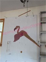 Old "Pink flamingo" hanging mobile (see video)