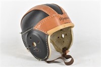 (1920's-30's) OLYMPIAN Leather Football Helmet