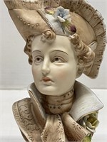 Beautiful Queen Ceramic Bust Made in Japan