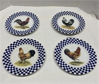 Williams Sonoma Chicken Plates Made in Japan