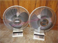 (2) Panasonic 5-way oscillating fans (larger)