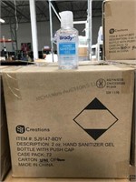 Sealed case hand sanitizer 72 in case