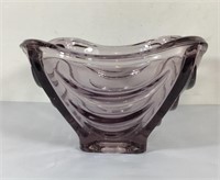 VINTAGE DRAPE GLASS BOWL