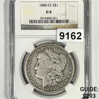 1880-CC Morgan Silver Dollar NGC-G6