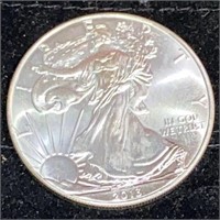 2013 Silver Eagle .999 Silver BU