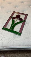 Small Stained Glass Window. Iris