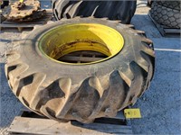 JD 18--4-34 COOP TIRES AND WHEELS