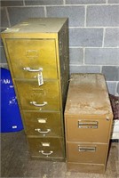 2 Metal Filing Cabinet