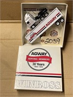 (2) Winross Agway 30 Anniversary Tractor Trailers