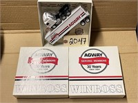 (3) Winross Agway 30 Anniversary Tractor Trailers