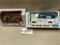Ertl 1951 Panel Truck & 1923 Truck Bank