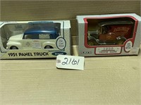 Ertl 1951 Panel Truck & 1923 Truck Bank