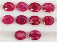 10 pieces of Natural Rubies 4x3