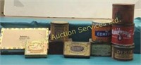 Vintage and vintage styled Tobacco tins and cigar