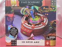 New FAO Shwarz 3d Spin Art Set