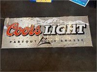 8ft x 3ft Coors Light Banner
