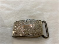 950 Silver  Belt Buckle -Marked