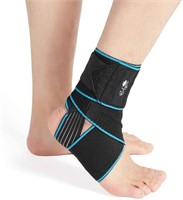 2 Pack Adjustable Compression Ankle Brace
