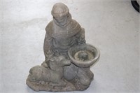 CAST CEMENT FIGURE OF ST. FRANCIS