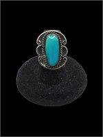Vintage Sterling/Turquoise Ring 7 Grams