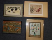 LOT OF FRAMED AND GLAZED PICTURES