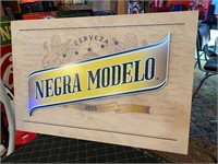 30 x 20” Negra Modello Wooden Sign