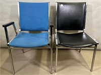 (2) Stacking Office Chairs