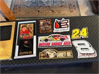 NASCAR Clock/Magnets/Pin-ups